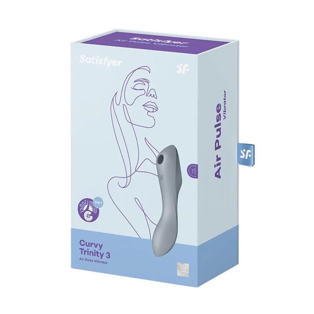 Succionador de clítoris Satisfyer Curvy Trinity 3.