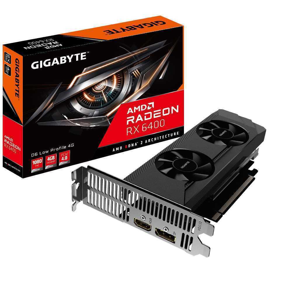 Vga Gbt Rx6400 D6 Low Profile