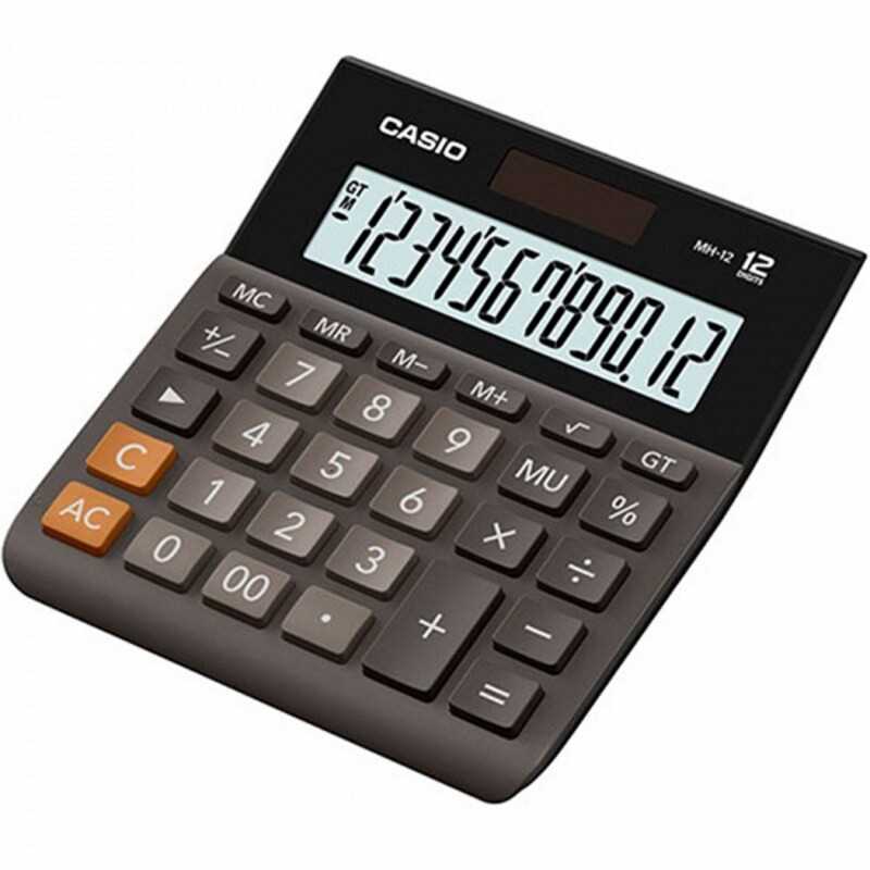 Calculadora Casio 222688 Lcd Branco Preto Plástico
