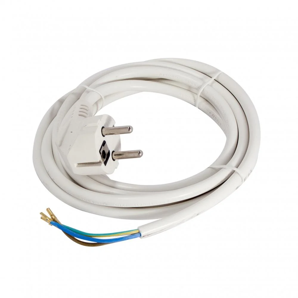 Cabo 1.5m 3x1.5mm máx.2500w com macho branco