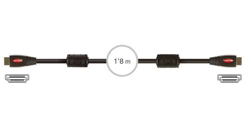 FONESTAR 7910 CABO HDMI 1,8 M HDMI TYPE A (STANDA.