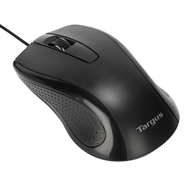 Targus Rato Optico com Fios Antimicrobial Usb Black 