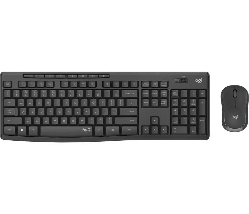 Teclado + Rato Logitech Mk295 Silent Wireless Combo Pt Preto