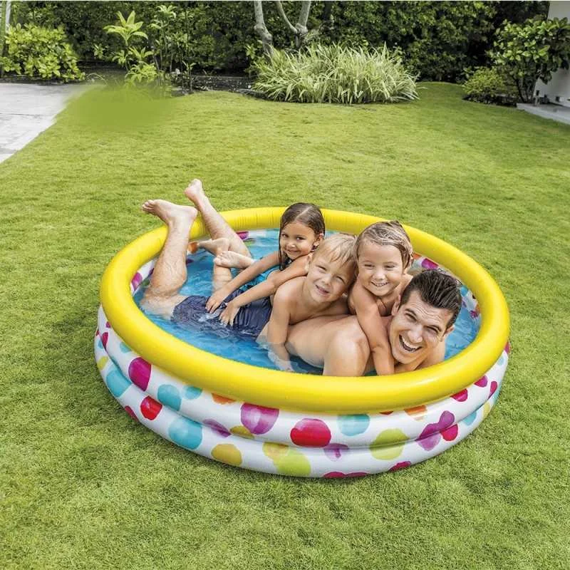 Piscina Infantil Intex Rainbow 100 % Pvc 