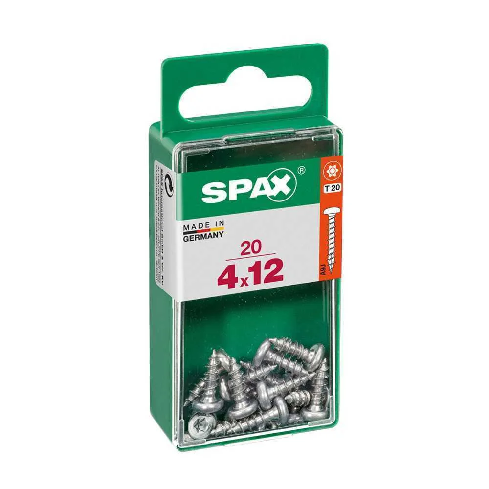 SPAX 4231010400121 PARAFUSO/PORCA 12 MM 20 UNIDAD.