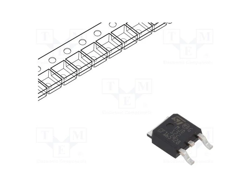 Transístor Npn Bipolar Darlington 100v 8a 20w Dpak