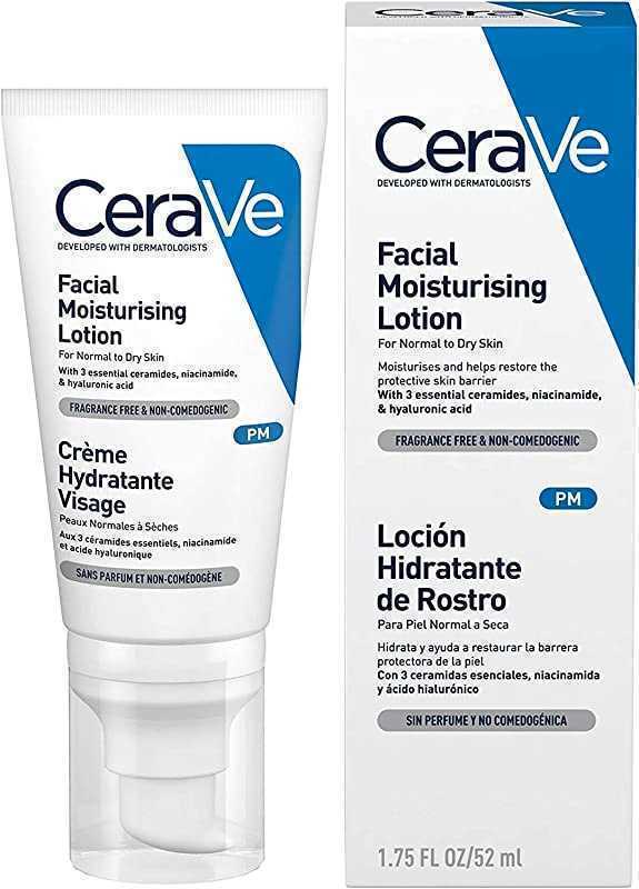 Loção Facial Hidratante Cerave Pm (52 Ml) 