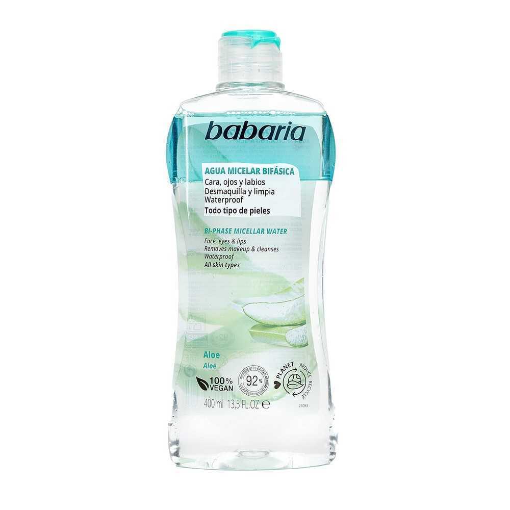 Desmaquilhante Bifásico Facial Babaria Água Micel.