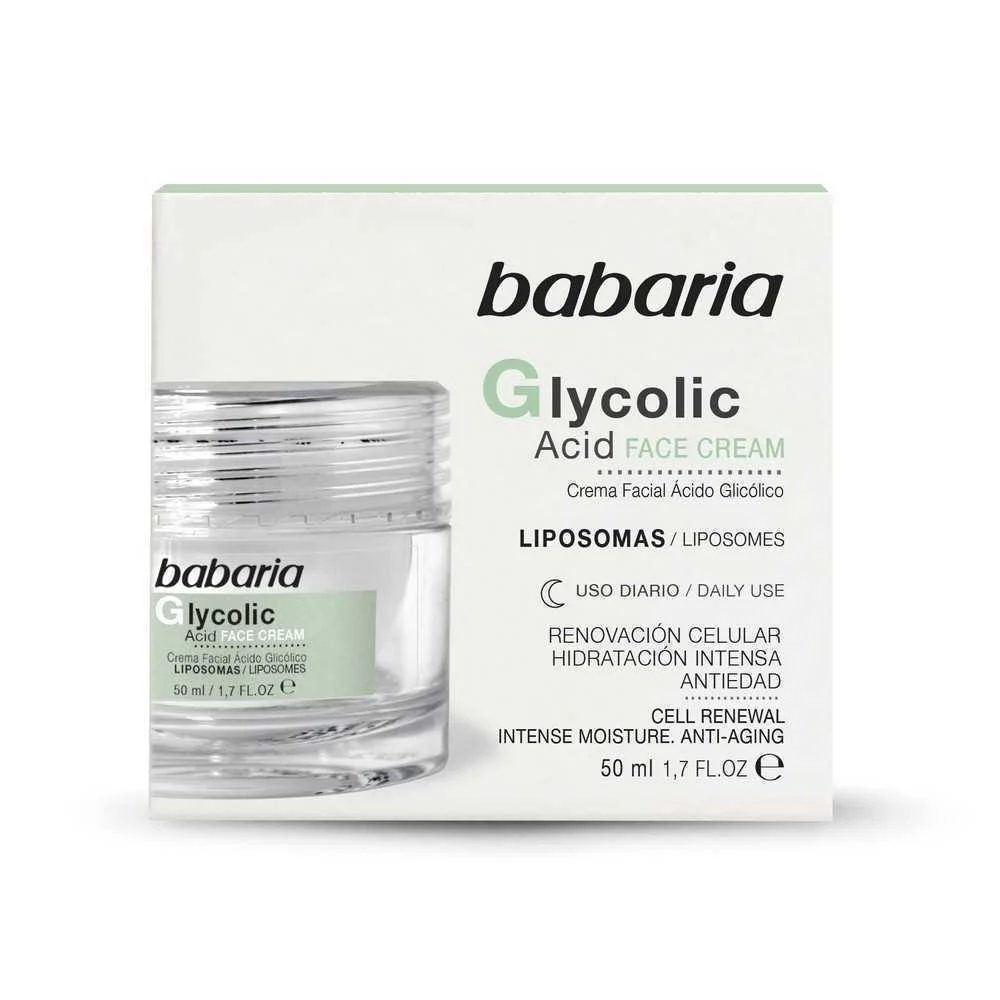 Creme Regenerador Babaria Ácido Glicólico (50 Ml)