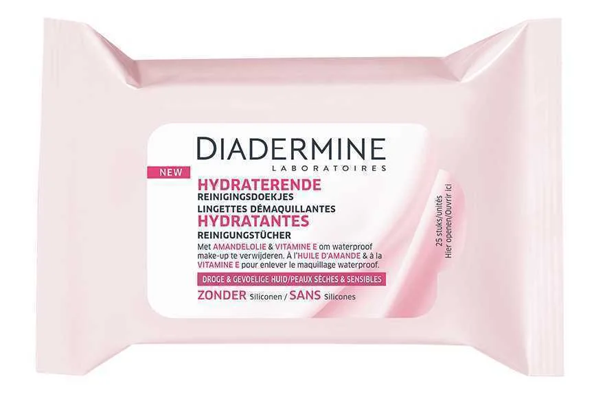 Toalhinhas Desmaquilhantes Diadermine 2004399x Hidratante (25 Uds) 
