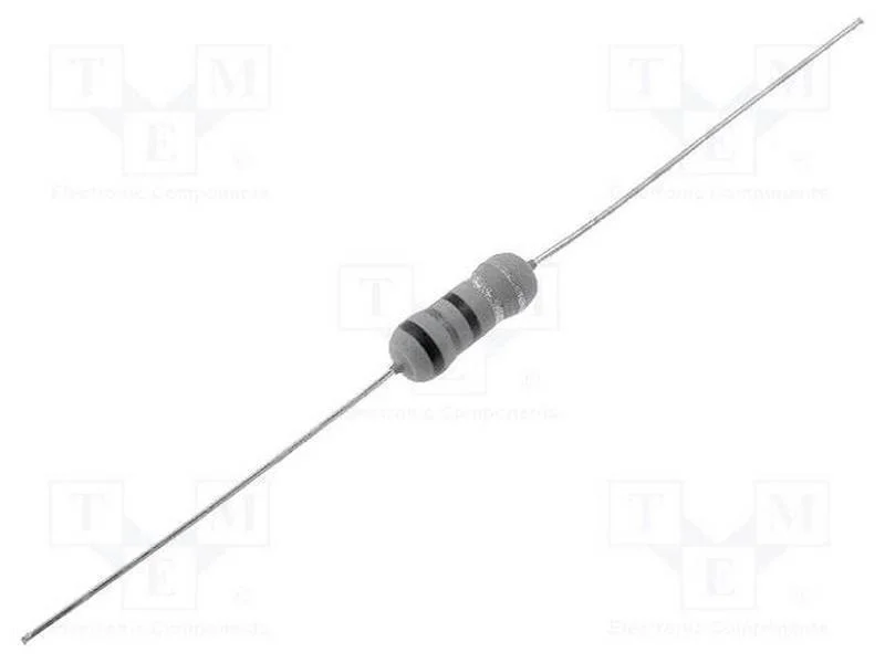 Resistência fusivel THT 6k8 1W ±10 Ø3,5x10m