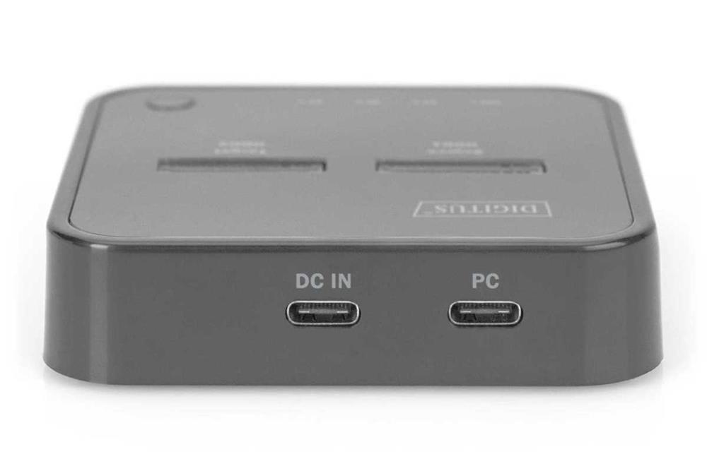 Digitus Dual M.2 Nvme SSD Docking Station With Offline Clone Function  Usb-C