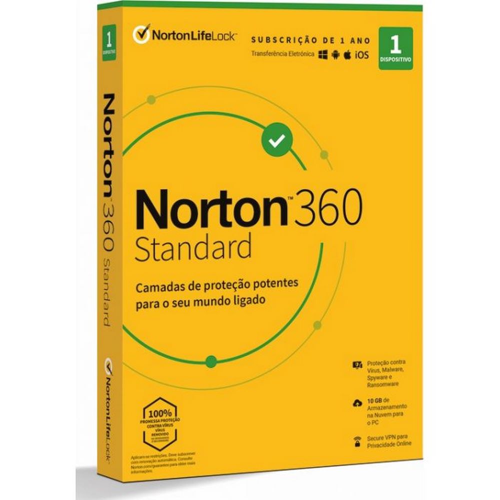 Norton 360 Standard 10gb Po 1 Usuario 1 Dispositi.