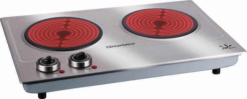Vitrocerâmica Portátil JATA V532 2400W Aço inox