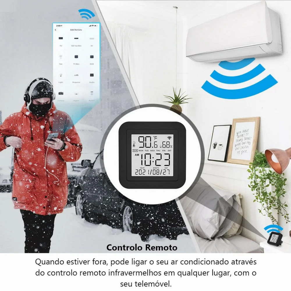 Sensor de Temperatura Y Humedad de Wi-Fi + Ir