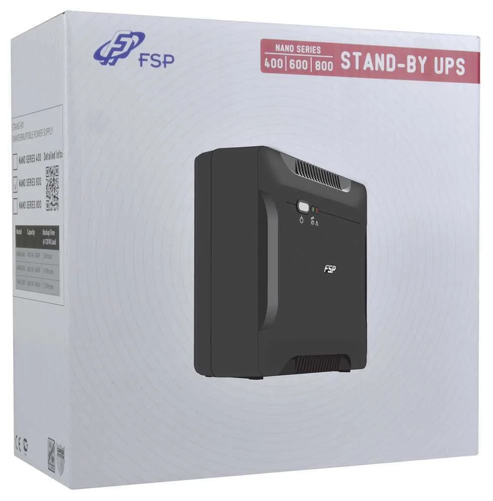 Fsp/Fortron Usv Fsp-Nano-600 Offline 600va 360w
