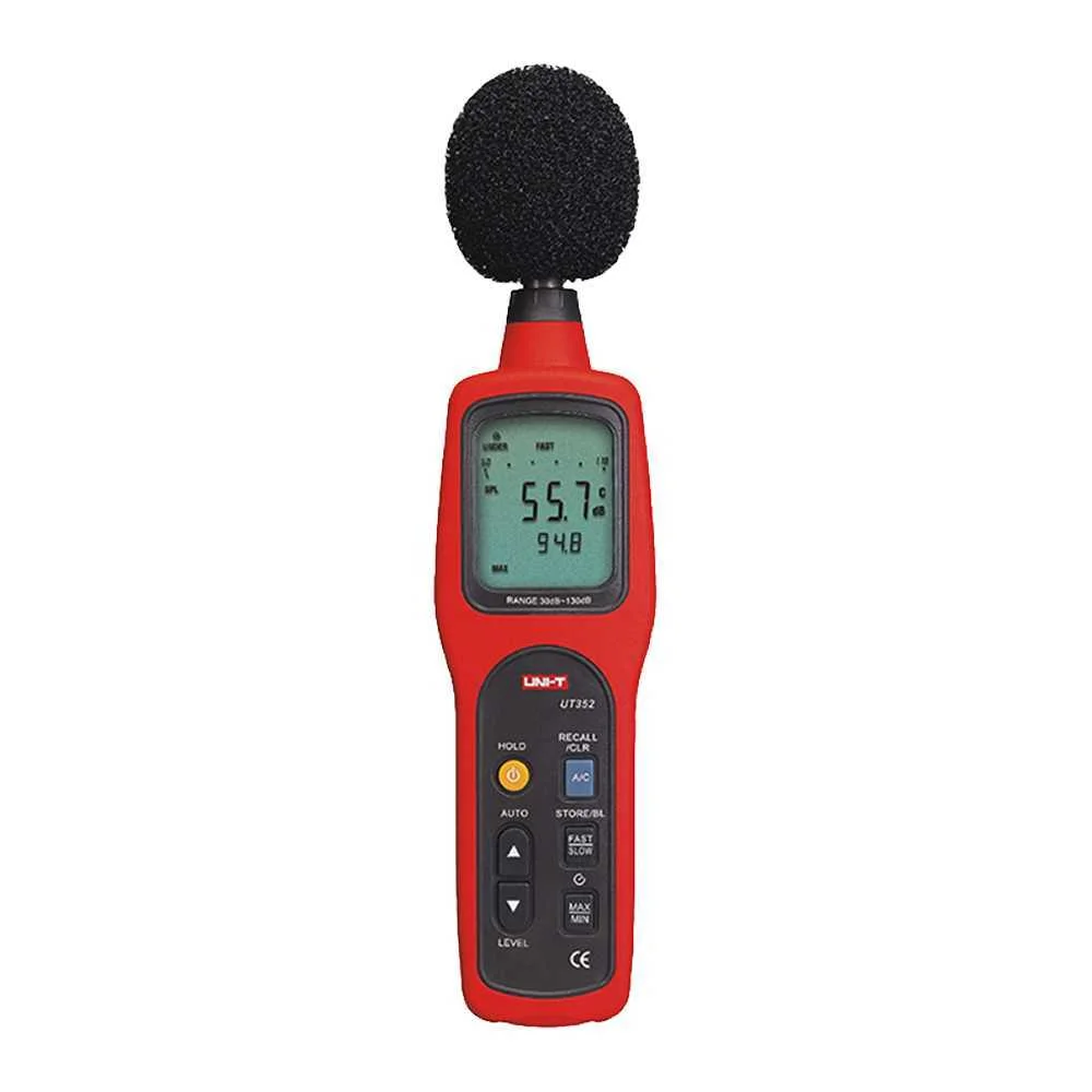 Sonómetro Digital 30-130db Con Grabación de Datos