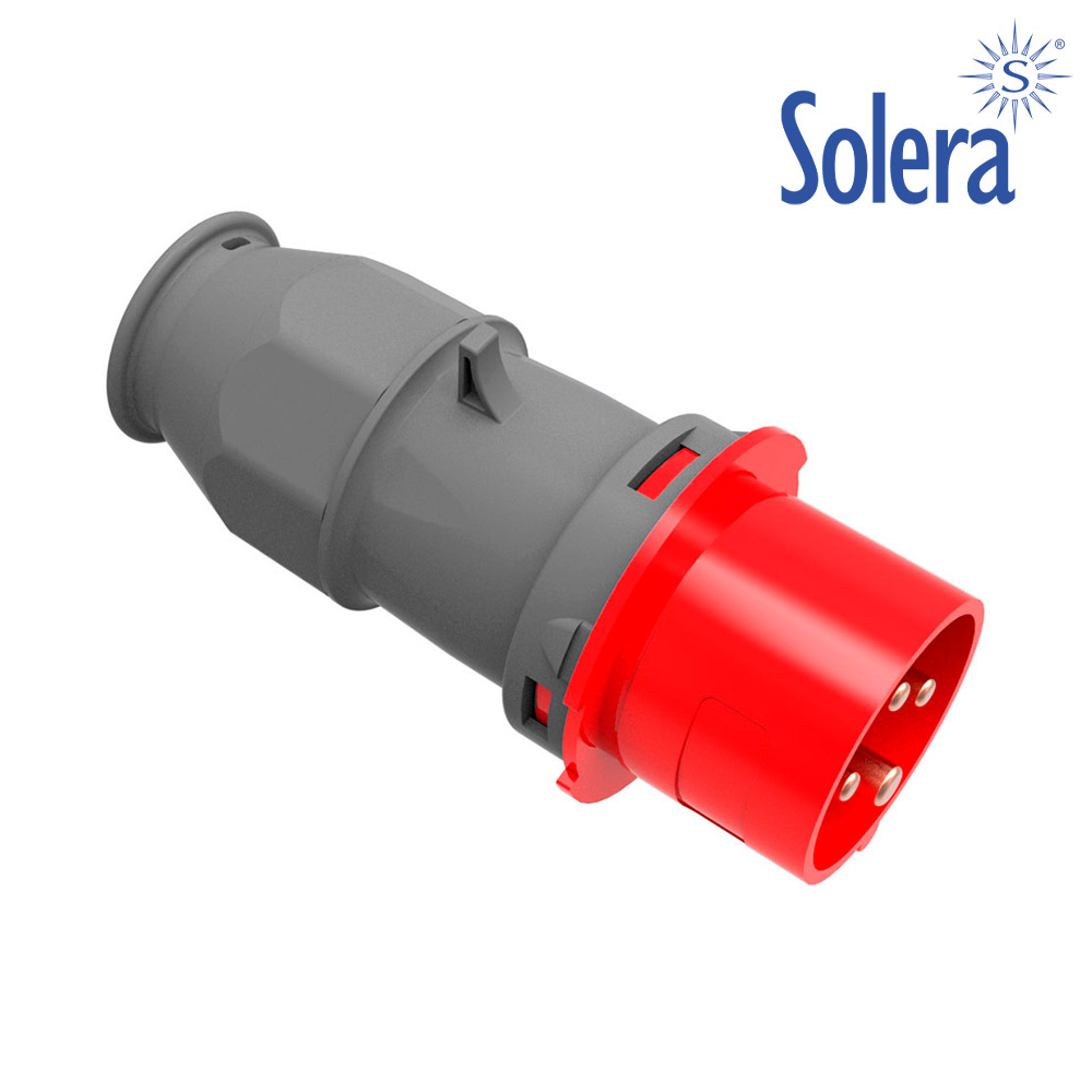 Ficha Cetac 3 P + T Vermelha 16a Solera 902142a