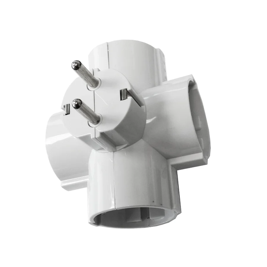 Ficha 4 Tomadas T/tl Saidas Laterais 16a 250v