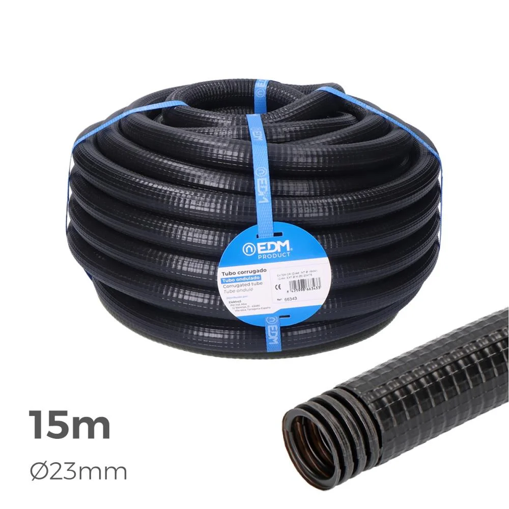Tubo Anelado Exterior 23mm Ce M-32 15mts