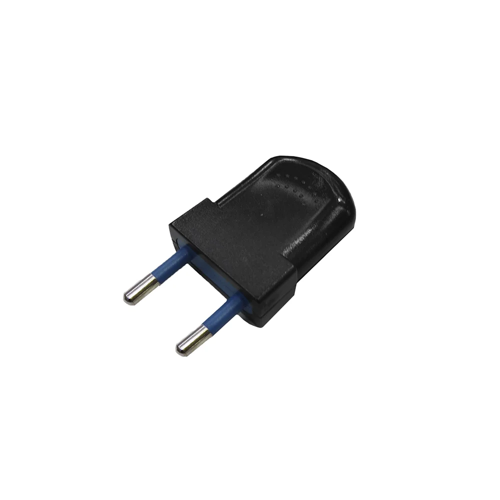 Ficha Europeia Preta Bipolar 10a 4mm 250v