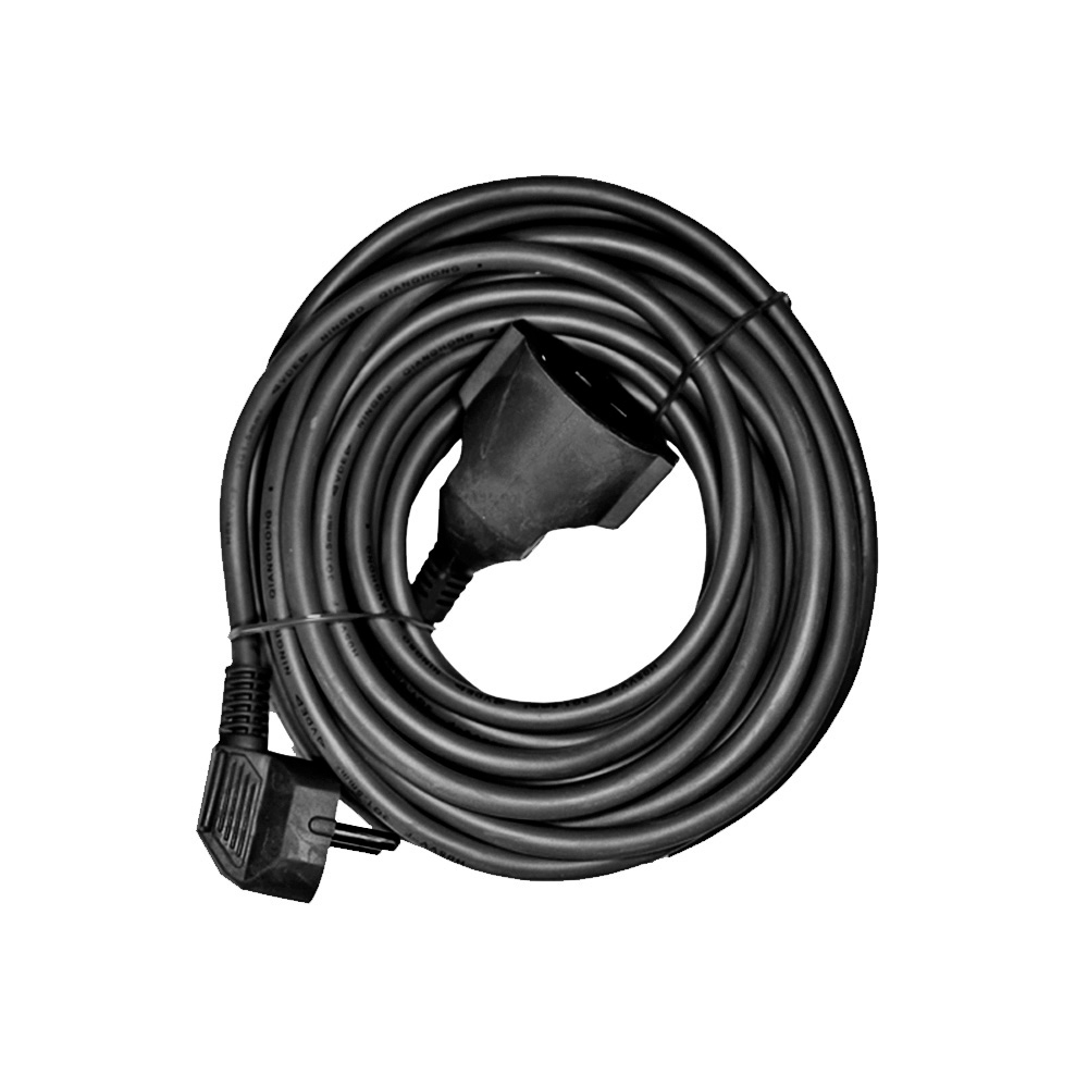 Extensão de Cabo 15mts 3x1,5 Flexível Preta Edm