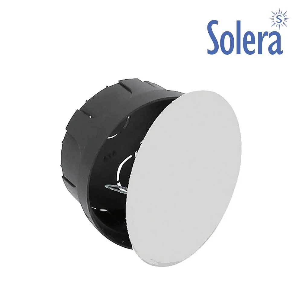 Caixa Redonda 80x40mm Garra Metalica Solera