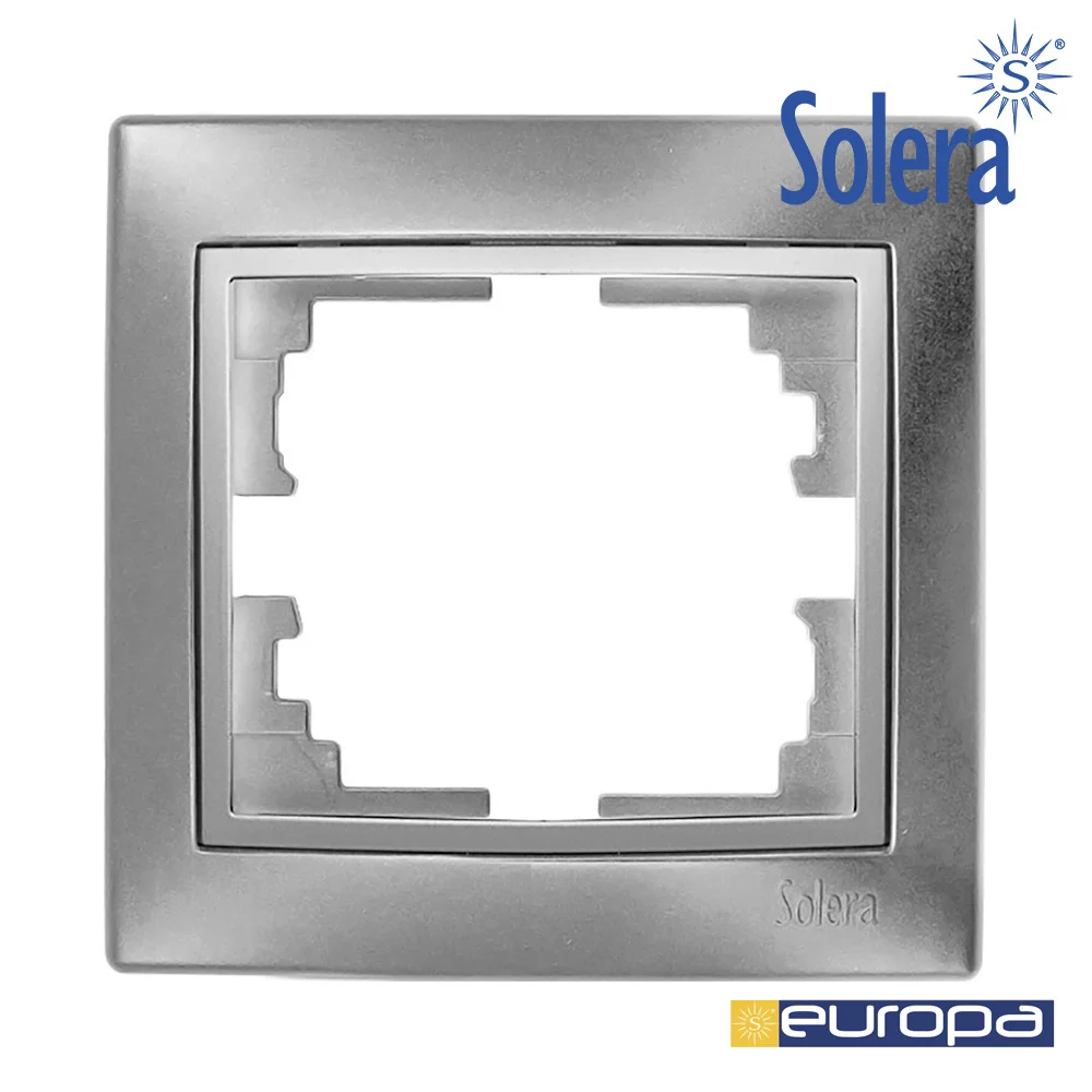 Moldura para 1 Elemento Prata 83x81x10mm.S.Europa.