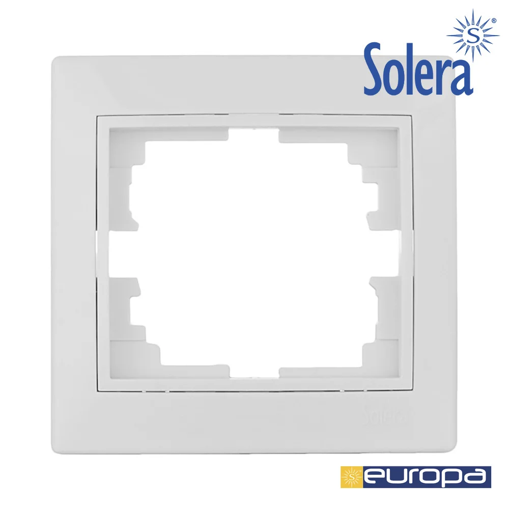 Moldura para 1 Elemento Branco 83x81x10mm.S.Europ.