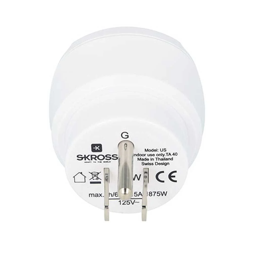 Adaptador de Tomada Para Europa-Eua