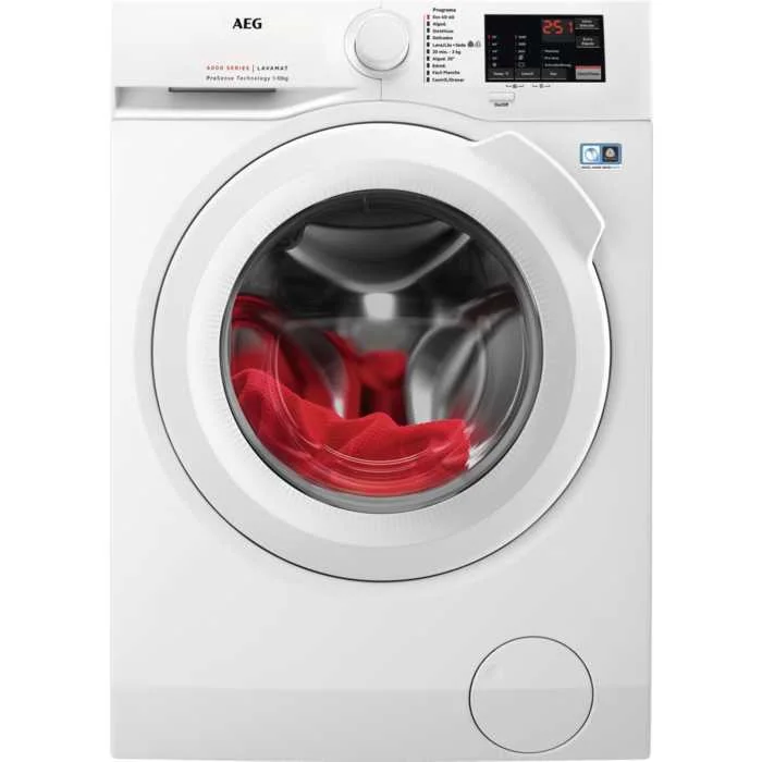 Máquina de Lavar Roupa Aeg L6fbi147p 10kg 1400rpm Classe a