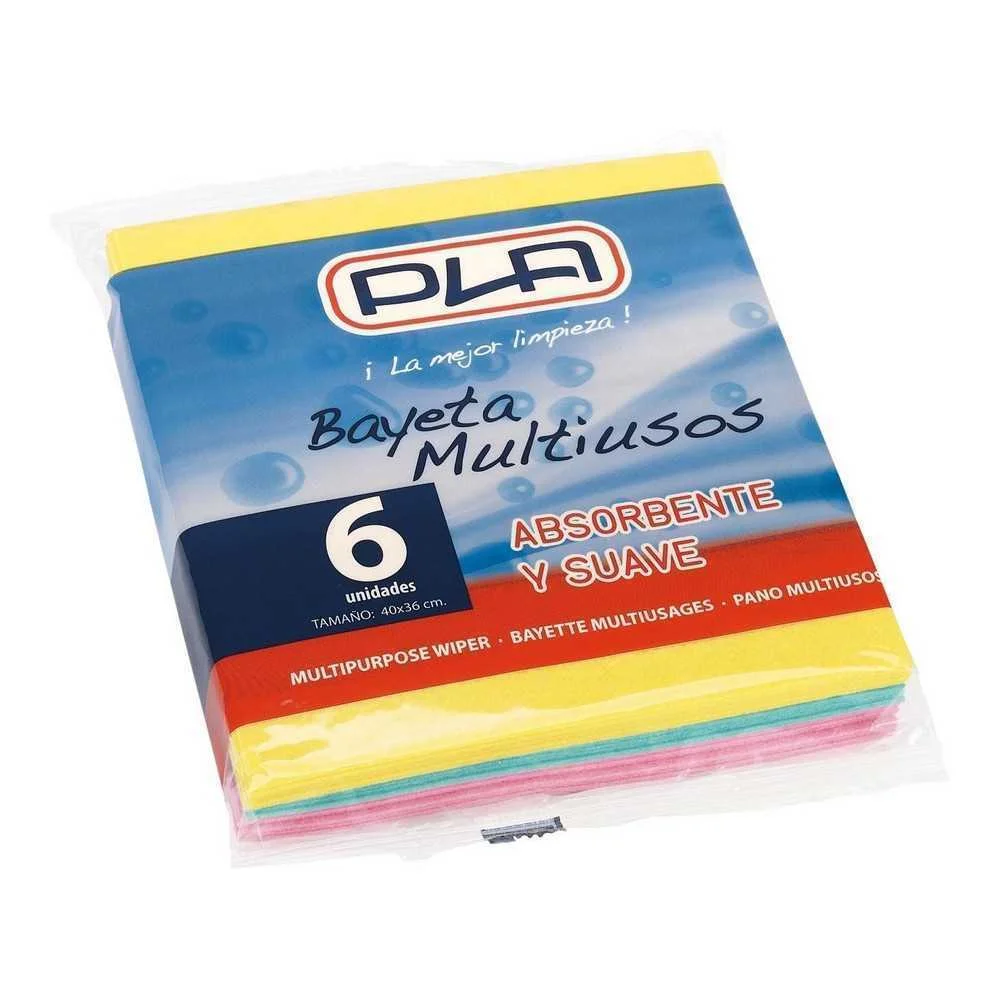 Pano de Limpeza Pla (6 Pcs) 
