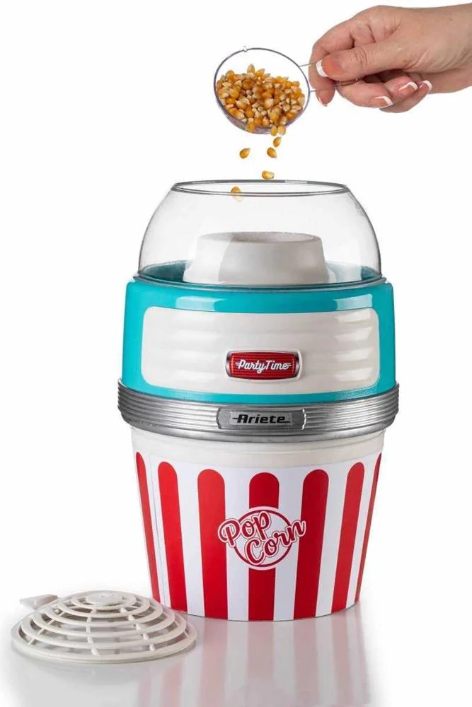Ariete Popcorn Xl 2957/1 Partytime Popcorn Popper 1100 W Turquoise