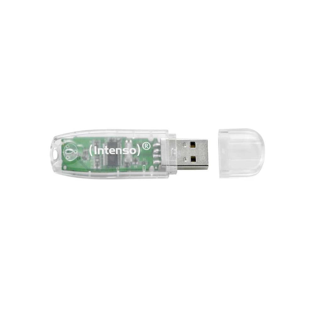 Memoria Usb Intenso Rainbow Line 32 Gb Transparen.