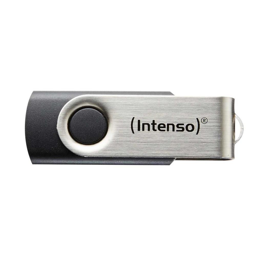 Memoria Usb Intenso Basic Line 32 Gb Negro Plata .