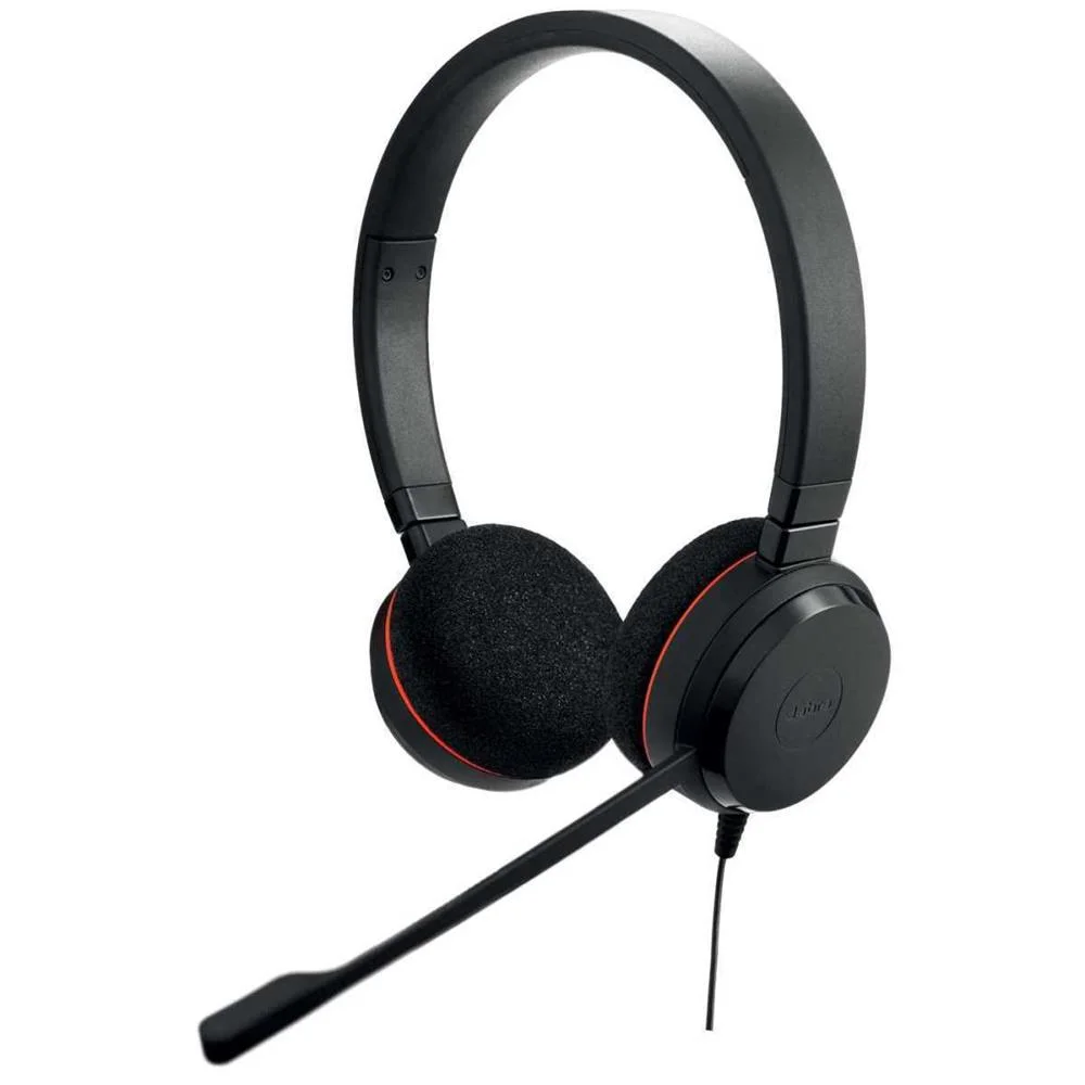 Jabra Evolve 20 Usb-C Uc Stereo Auscultadores Com.