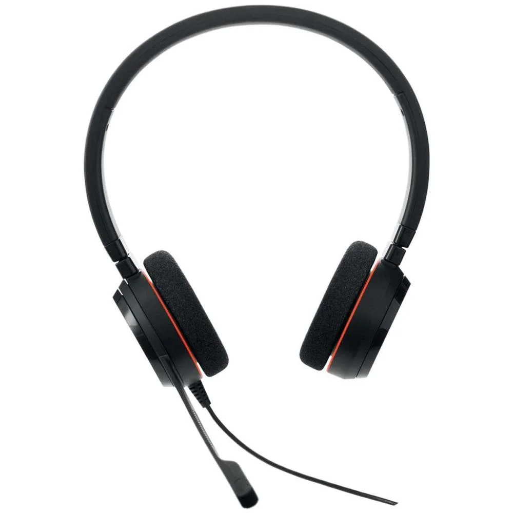 Jabra Evolve 20 Usb-C Uc Stereo Auscultadores Com.