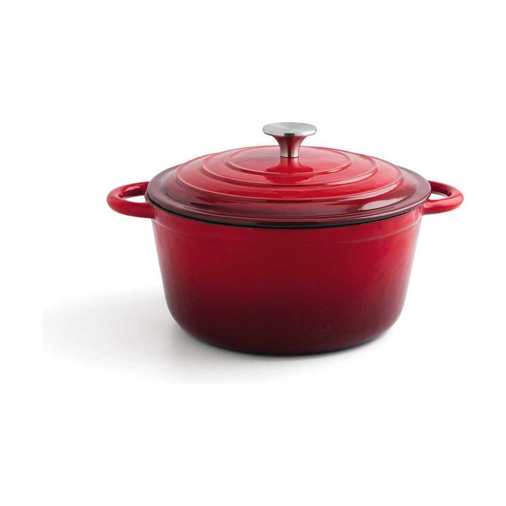 Caçarola Com Tampa Bidasoa Vermelho Metal (3,7 L)