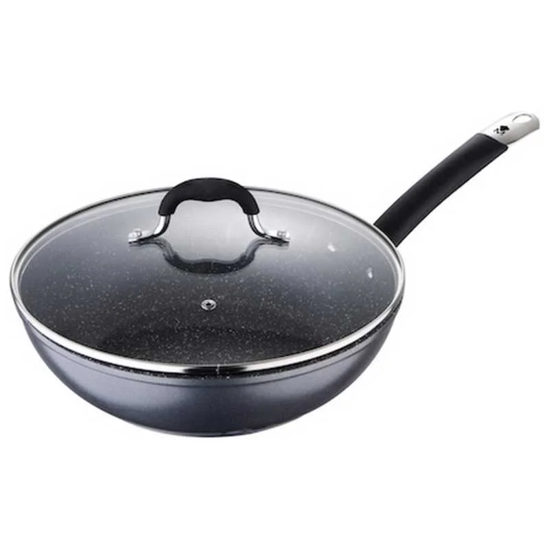 Frigideira Wok Masterpro Cinzento Alumínio Alumín.