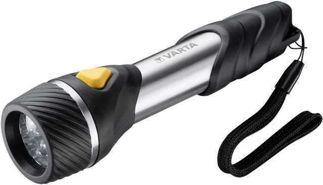 Varta Day Light Multi LED F20 Preto, Prateado, Am.