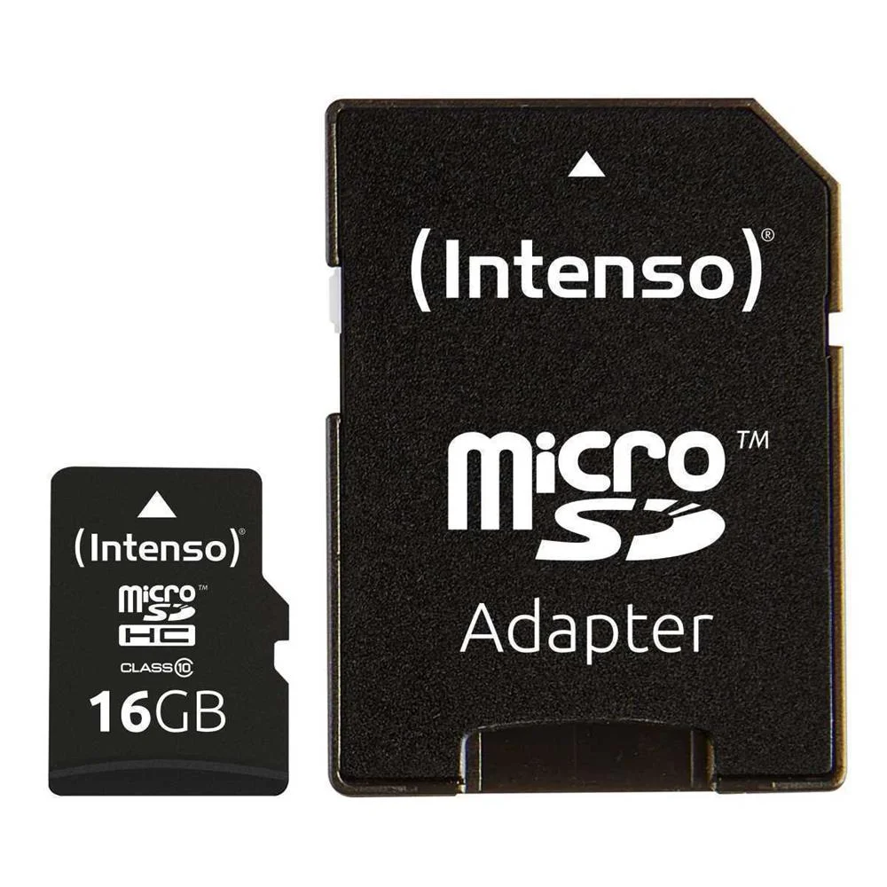 Cartão de Memória Micro Sd com Adaptador Intenso 3413470 16 Gb Classe 10 