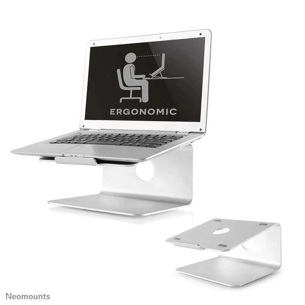 Neomounts Deskstand Laptop/Ipad-Ständer Silber