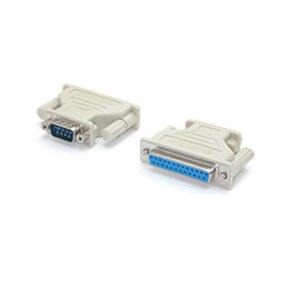 Startech.Com Adaptador Db9m - Db25f Bege