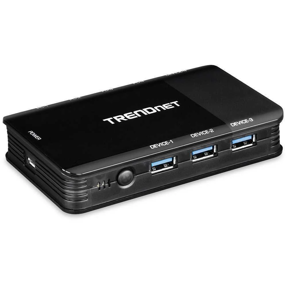 Trendnet Tk-U404 Interruptor de Datos de La Compu.