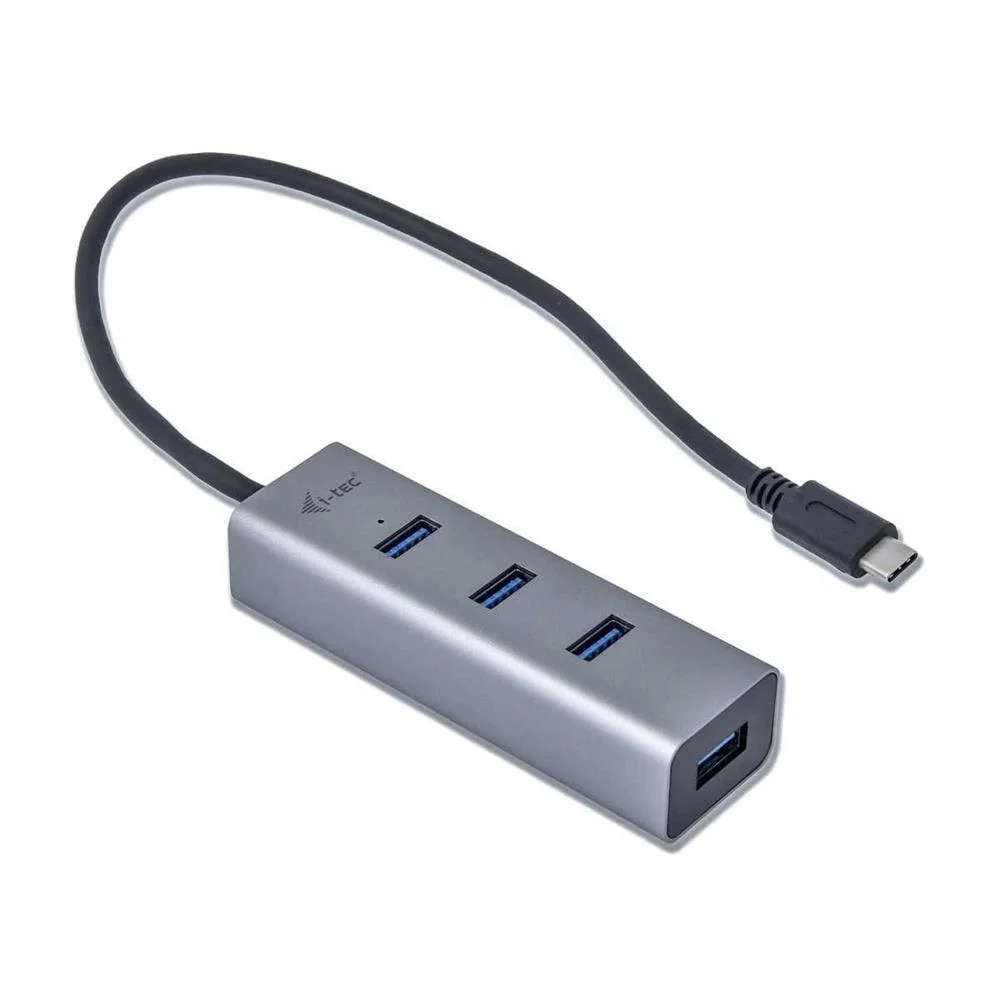 I-Tec Usb-C Metal 4-Port Hub   Perp