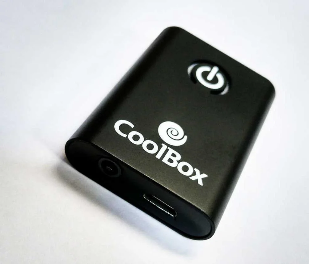 Transmissor-Recetor de Áudio Bluetooth Coolbox 8436556145759 160 Mah 