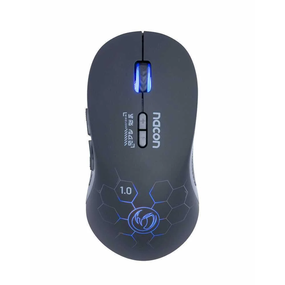 Rato Gaming Nacon PCGM-180             Preto Wire.