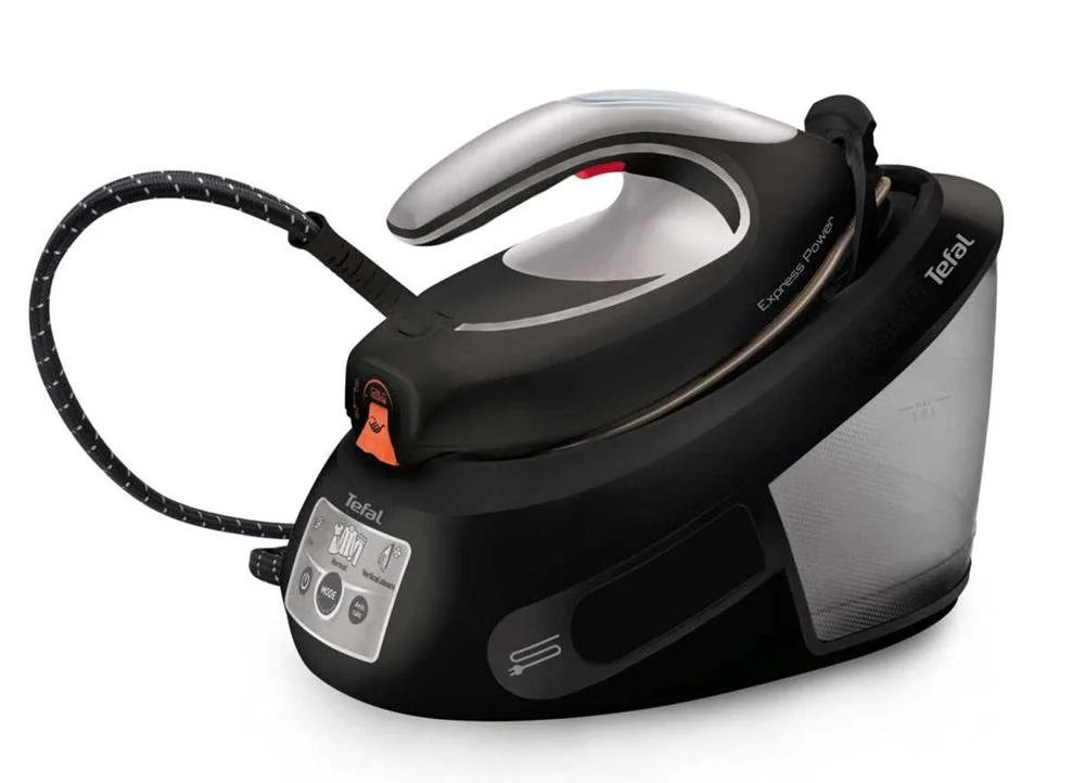 Tefal Sv8062    1.8 L Durilium Airglide Autoclean Soleplate Black  Silver