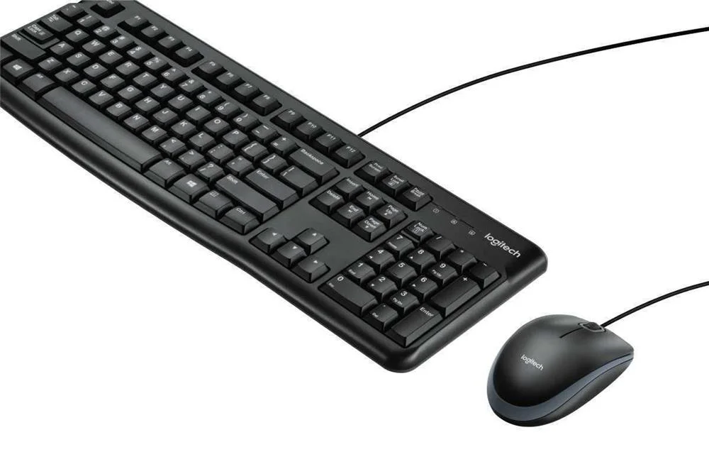 Logitech Desktop Mk120 Teclado Rato Incluído Usb .