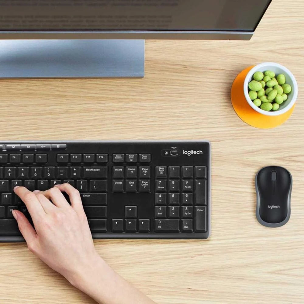 Logitech Wireless Combo Mk270 Teclado Rato Incluí.